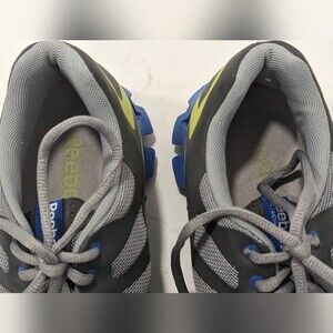 Reebok men's Zigkick Grey/green/Blue runner athletic shoes sneakers size 9